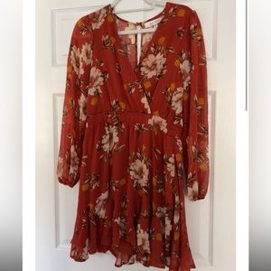 NWOT- Row A Floral Dress